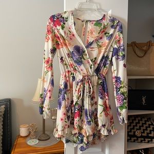 Floral romper from French boutique store